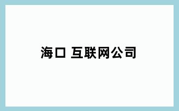 海口 互联网公司
